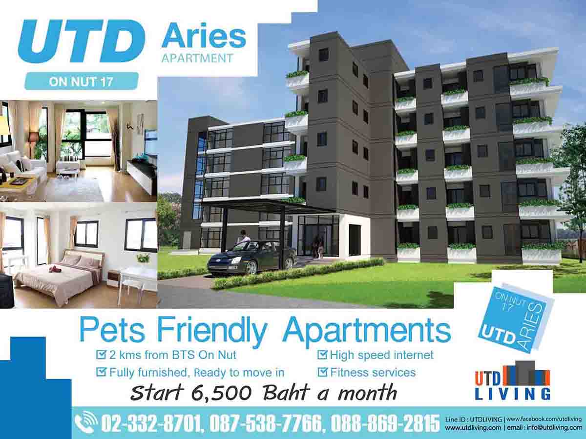 UTD Aries Apartment at Sukhumvit 77